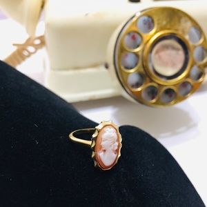 Sarah Coventry Jewelry - Vintage Sarah Coventry Cameo Carved Ring Sarah Coventry Jewelry - Vintage Sarah Coventry Cameo Carved Ring